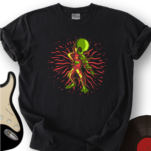 Alien Playing Violin T-Shirt