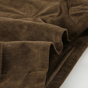 Baddie Leopard Corduroy Shorts