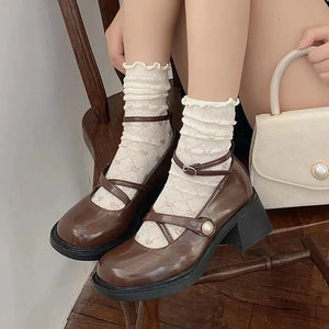 Dark Academia Mary Jane Shoes