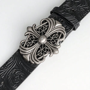 Goth Metal Cross Belt