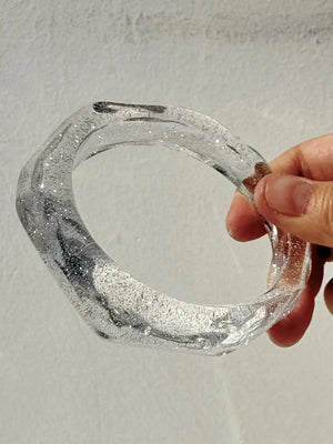 Y2K Clear Resin Bracelet