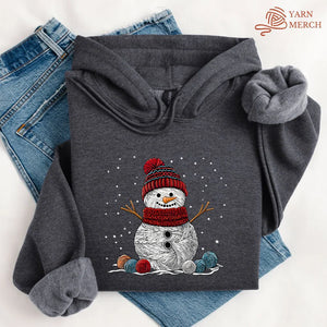 Yarn Snowman Hoodie