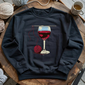 Wine And Yarn Sweatshirt