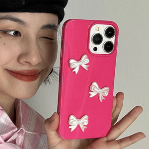 Bowknot Pink IPhone Case