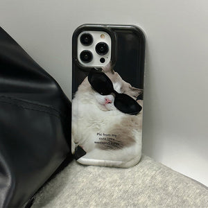 Cat Sunglasses iPhone Case