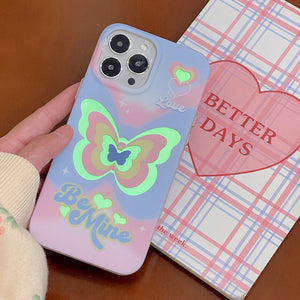 Be Mine Butterfly iPhone Case