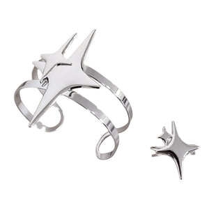 Double Star Ring & Bracelet Set