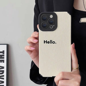 Hello Minimalist IPhone Case