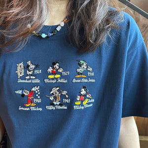 Retro Vibes Cartoon Evolution T-Shirt