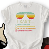 I Can't T-Shirt