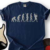 Evolution with Bagpipe T-Shirt