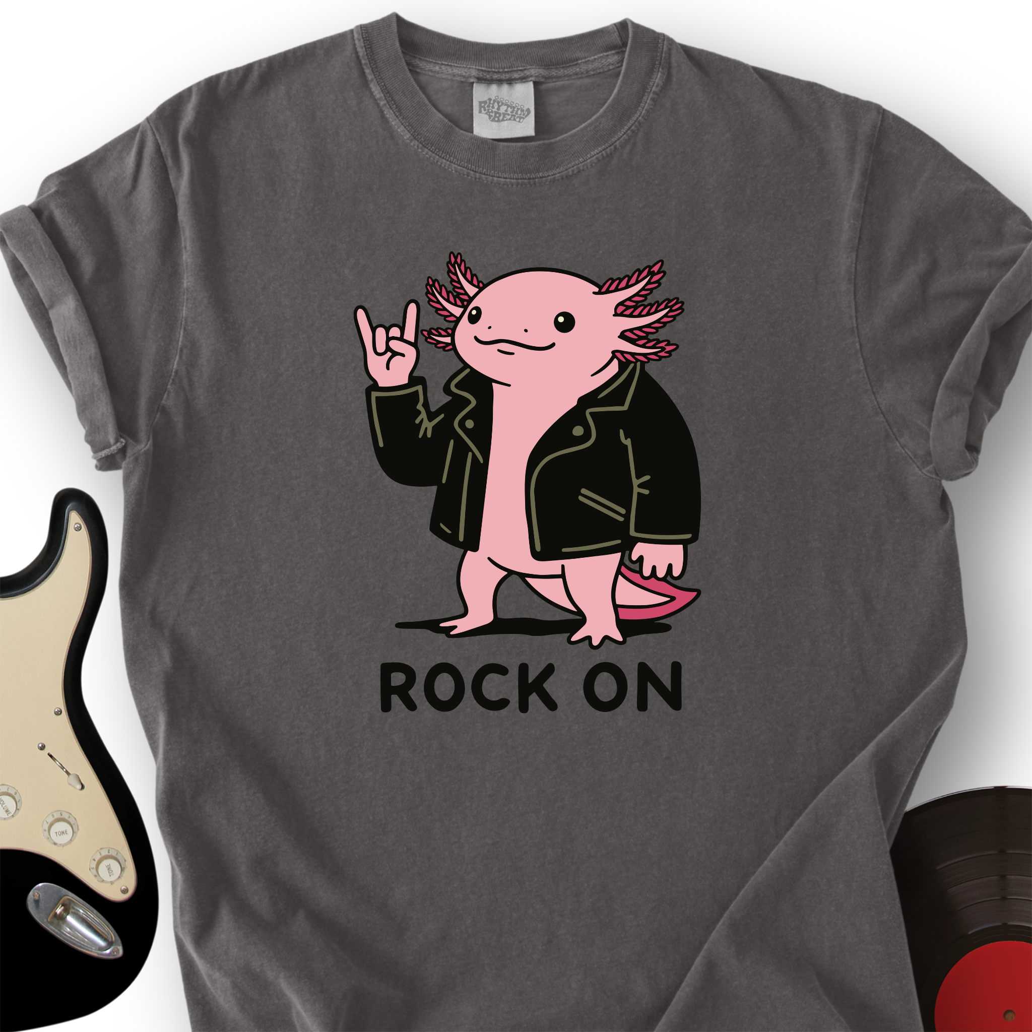 Axolotl Rock On T-Shirt