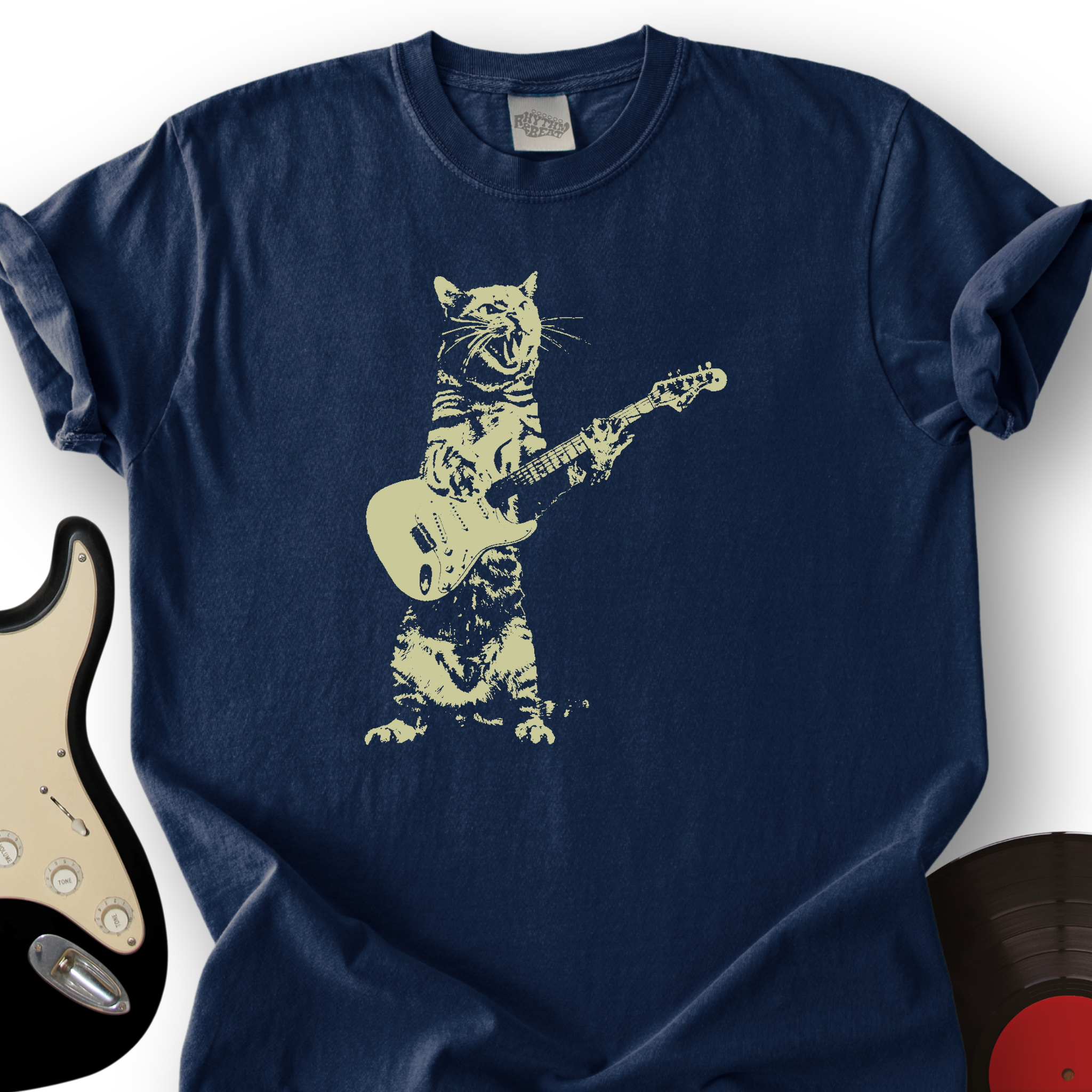 Cat Guitar T-Shirt