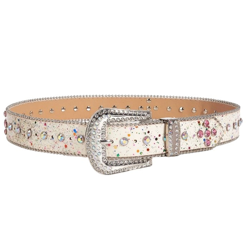 Early 2000s Rhinestone Buckle Belt