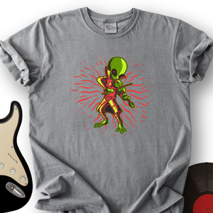 Alien Playing Violin T-Shirt
