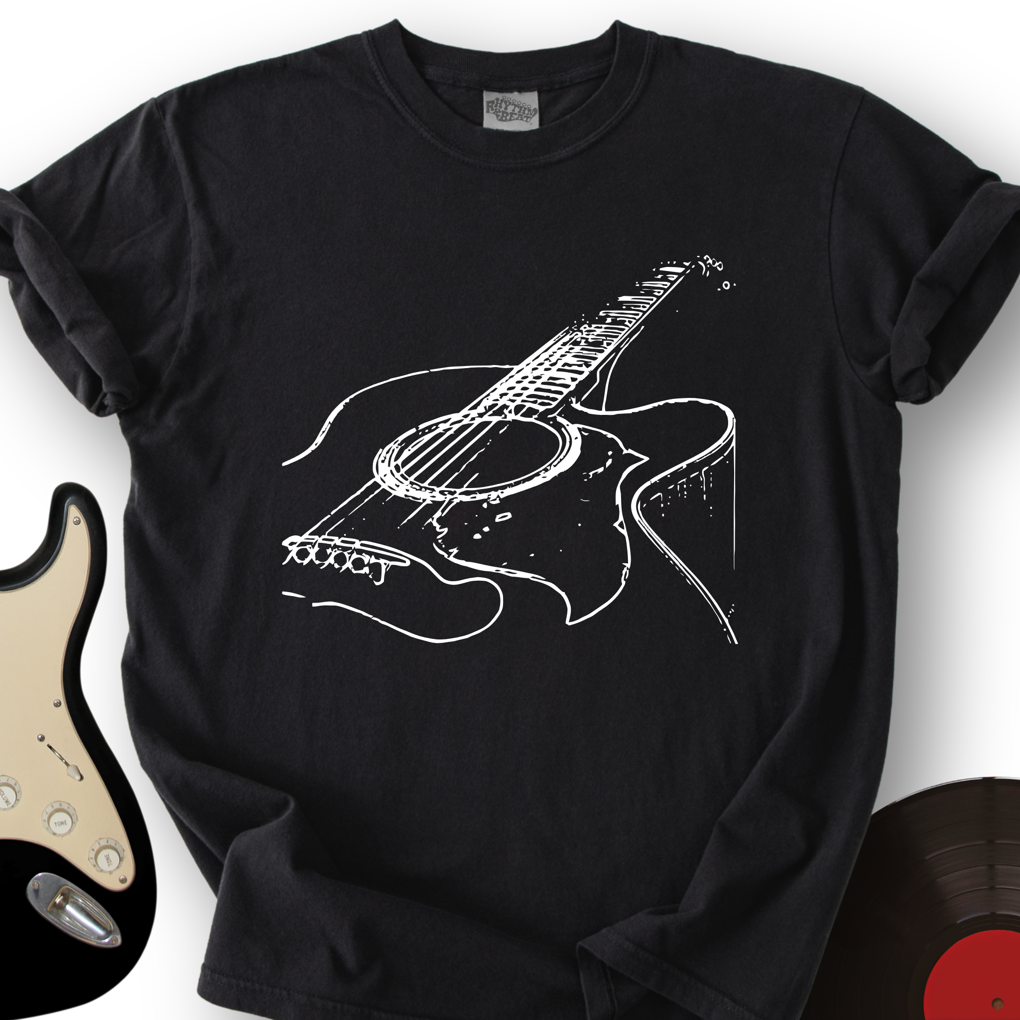 Guitar Sketch T-Shirt