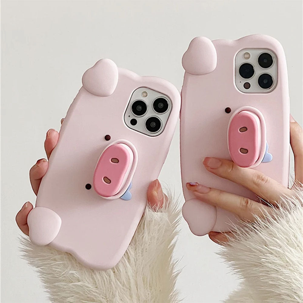 3D Pig iPhone Case