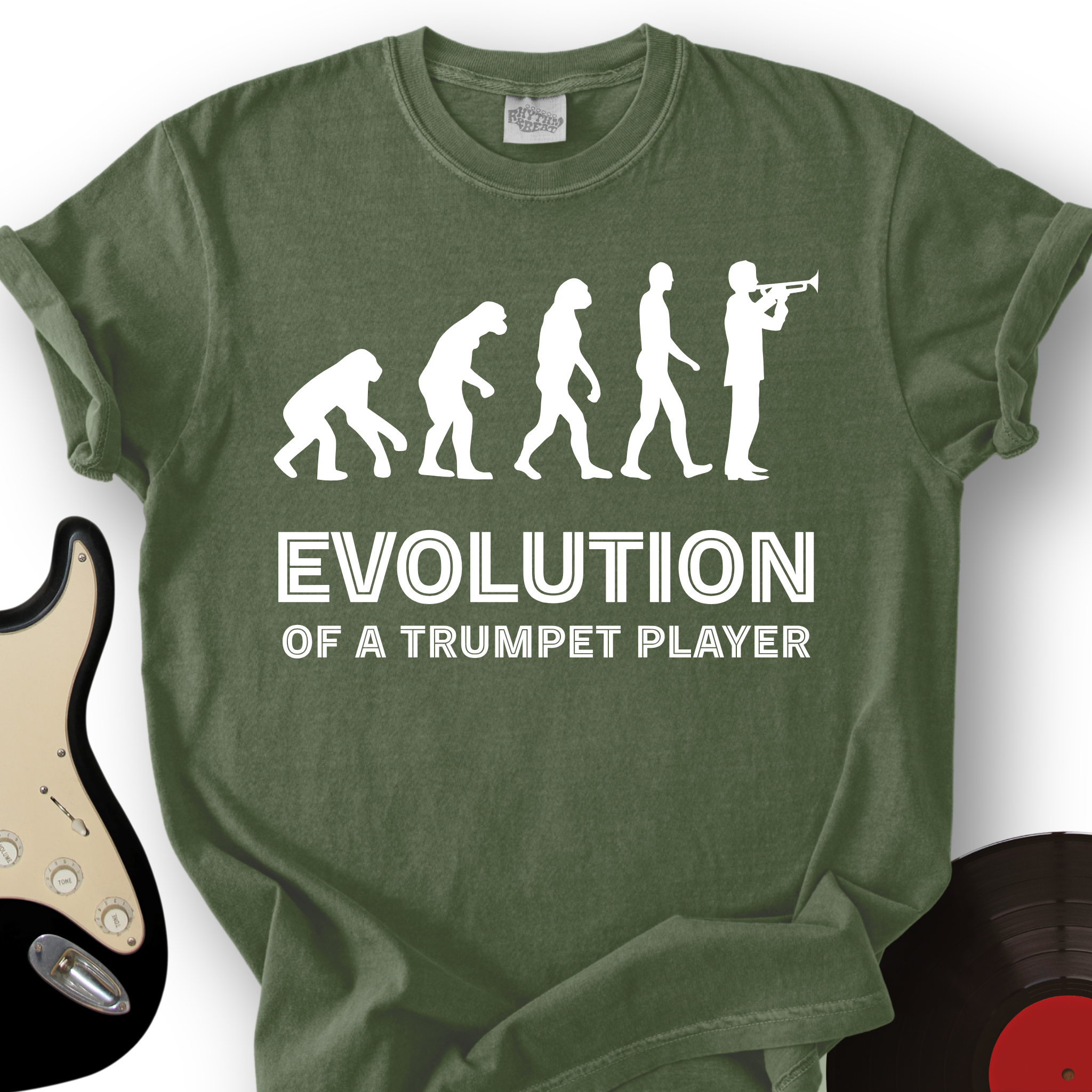 Evolution Of A Trumpet Player T-Shirt