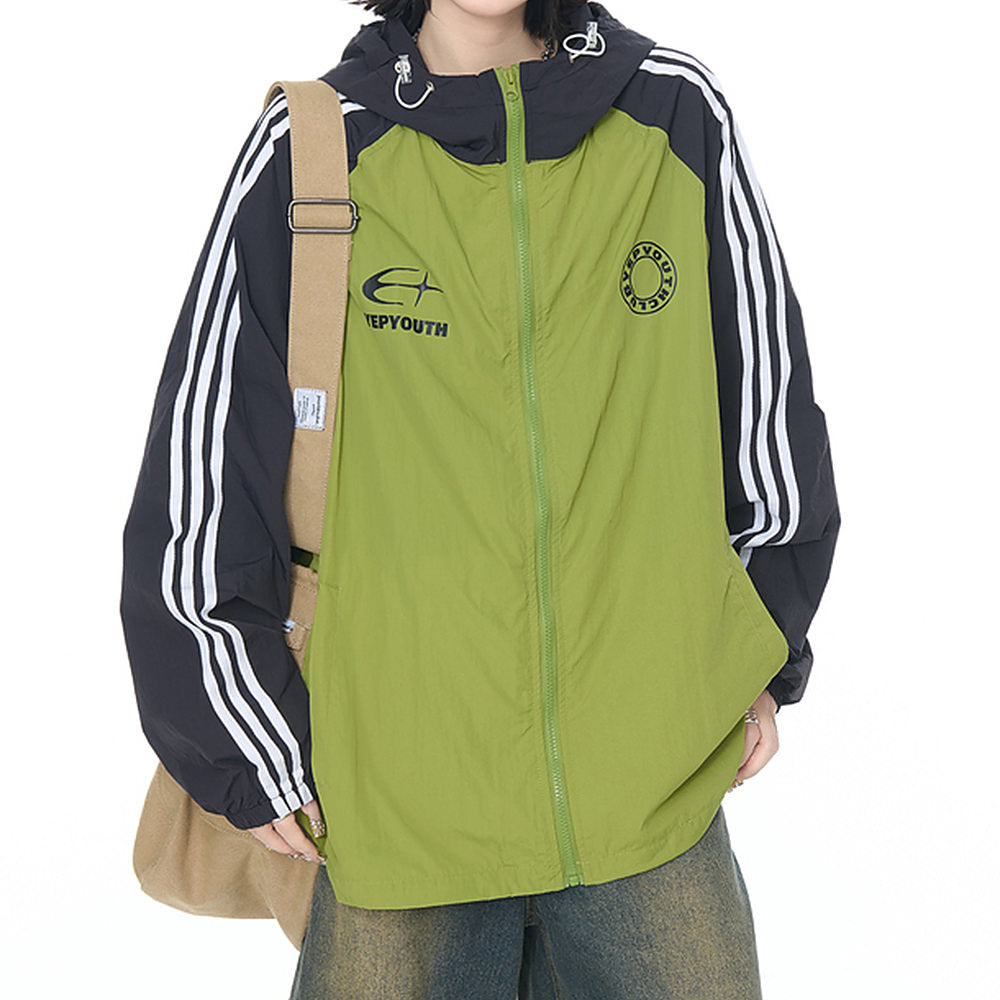 90's Oversized Hooded Jacket