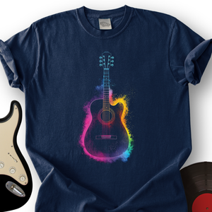 Colorburst Guitar T-Shirt