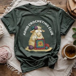 ADHD Crocheting Club T-shirt