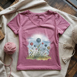 Yarn Field Lady V-neck