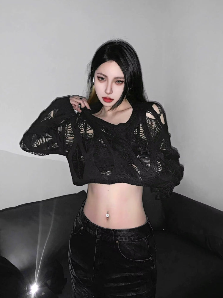 Crochet Crop Sweater