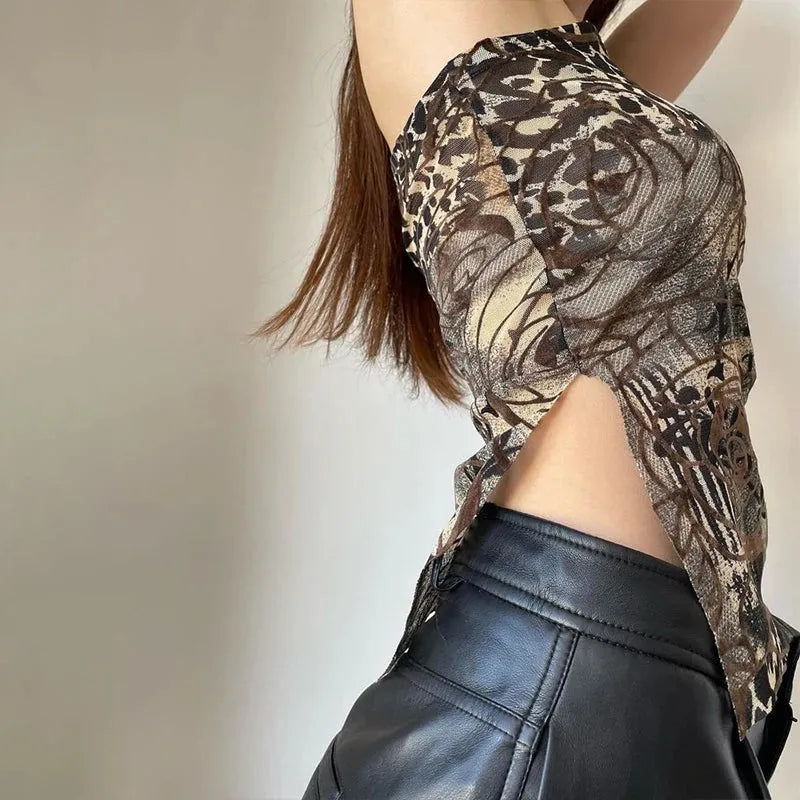 Floral One Shoulder Top