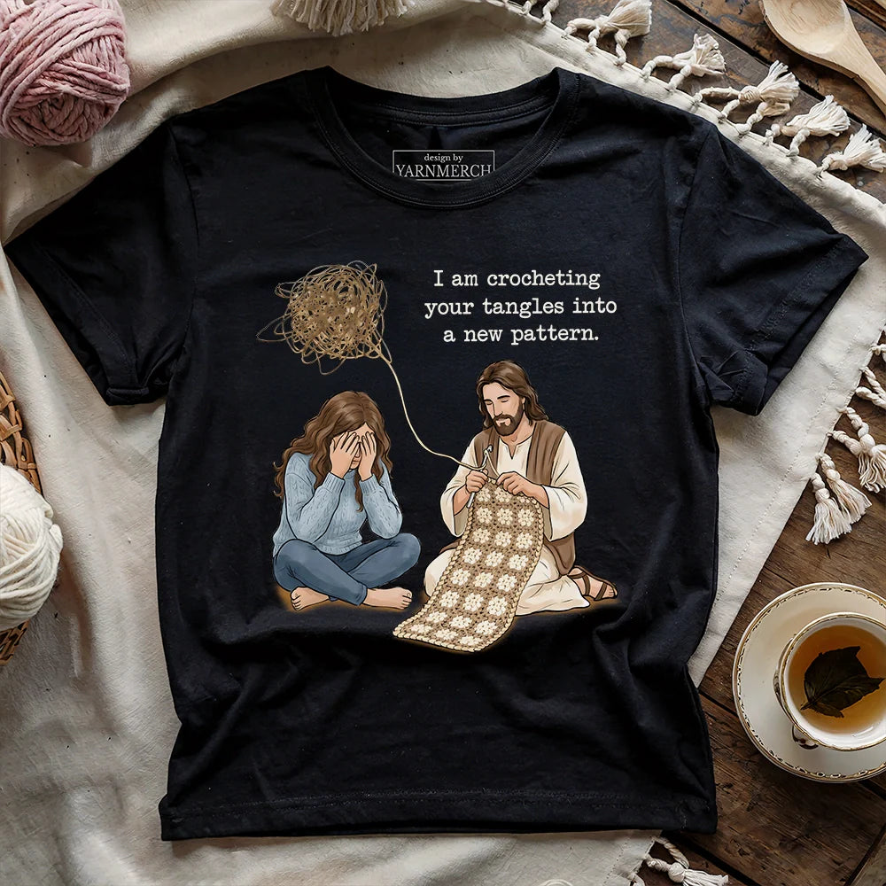 God Crocheting Tangles T-shirt