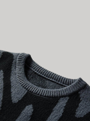 Graphic Pullover Sweater