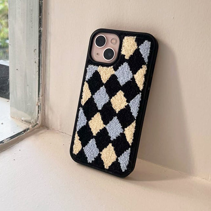 High School Fuzzy iPhone Case