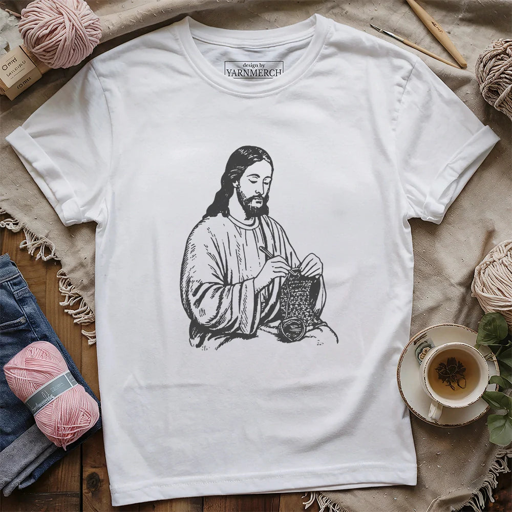 Jesus crochet T-shirt