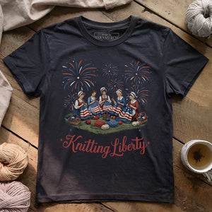 Knitting Liberty T-shirt