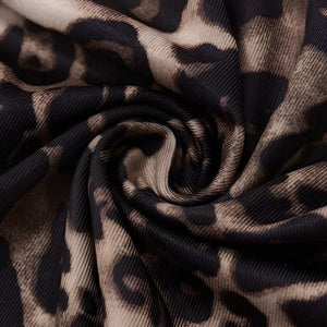 Leopard Backless Mini Dress