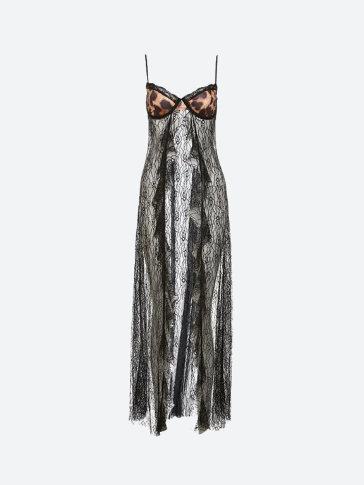 Leopard Lace Bra Top