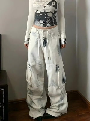 Painted Cargo Pants
