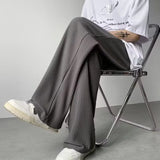 Pleated Straight Leg Pants