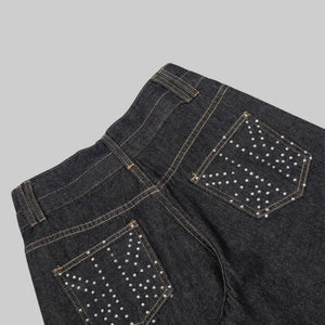 Rhinestone Detail Jeans