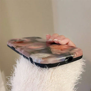 Rose Oil Painting iPhone Case