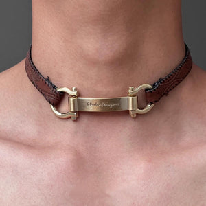 Tag Choker Necklace