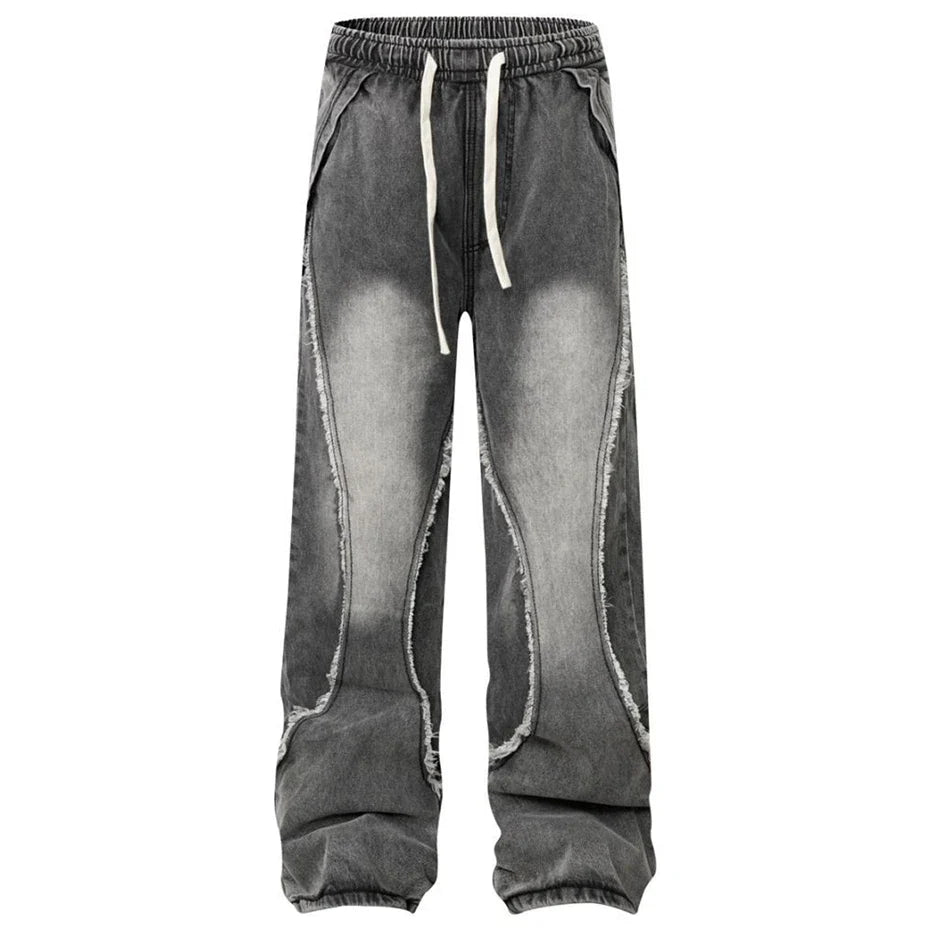 Washed Wide Leg Jeans