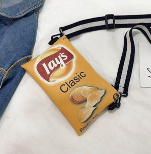 Weirdcore Chips Crossbody Bag