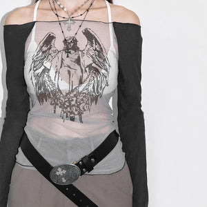 Angel Wings Long Sleeve Top