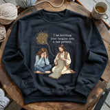 God Knitting Tangles Sweatshirt