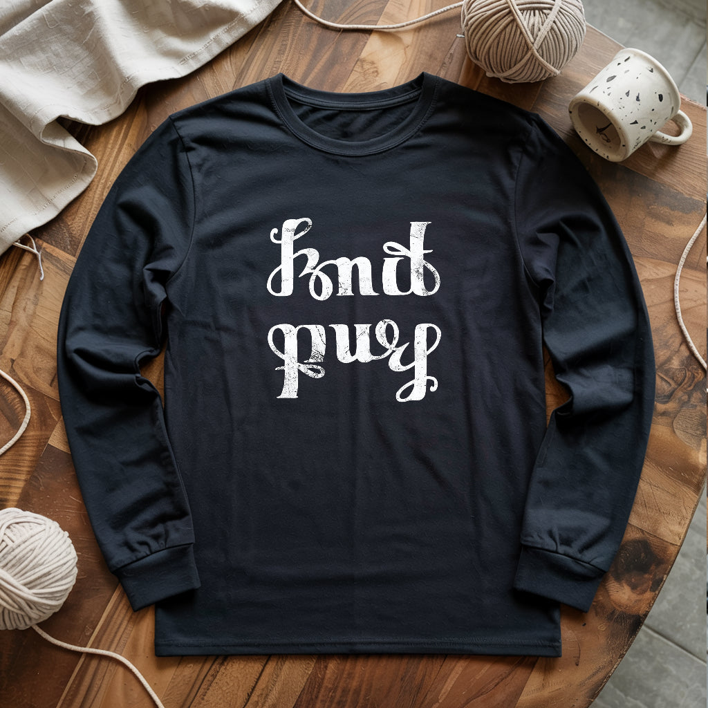 Knit Purl Long Sleeve T-shirt