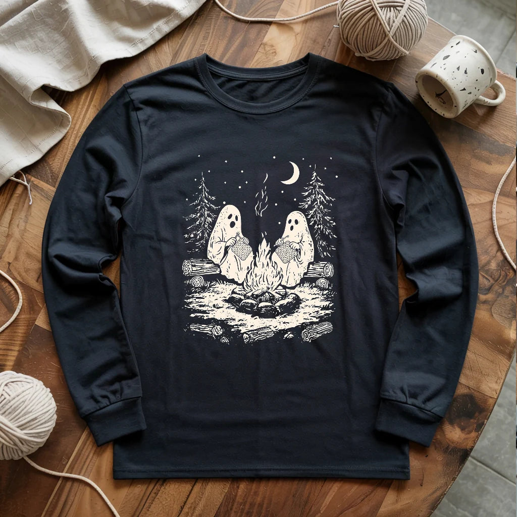 Midnight Crochet Society Long Sleeve T-shirt