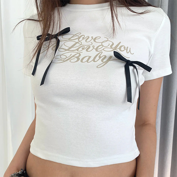 Coquette Bows Crop Top