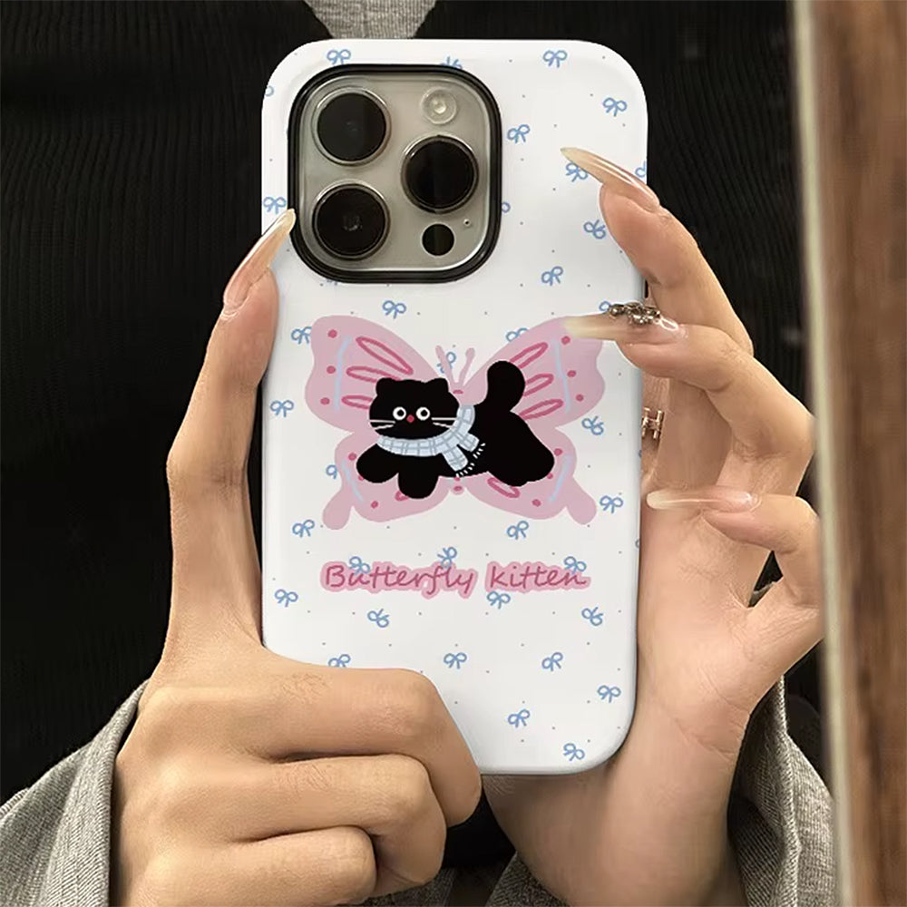 Butterfly Kitten iPhone Case