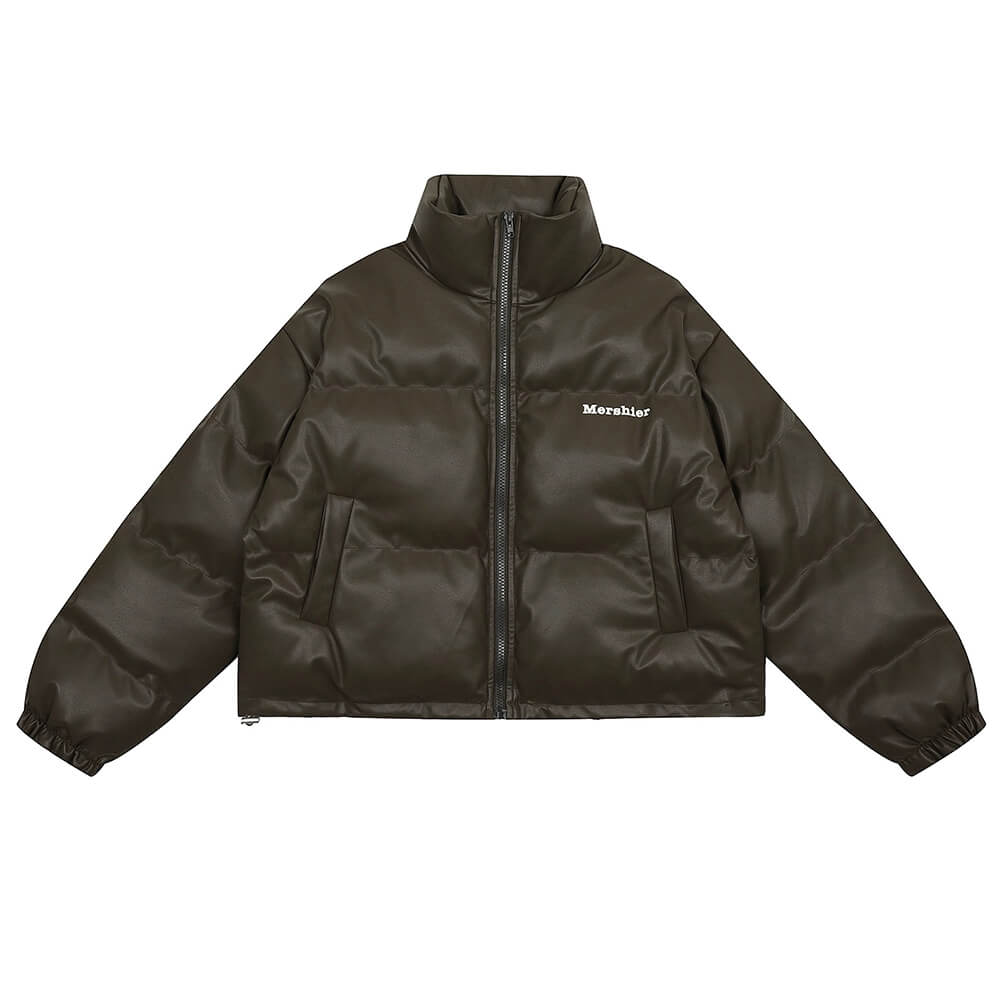 Chocolate Brown Puffer Jacket