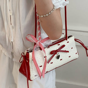 Coquette Charm Bow Shoulder Bag